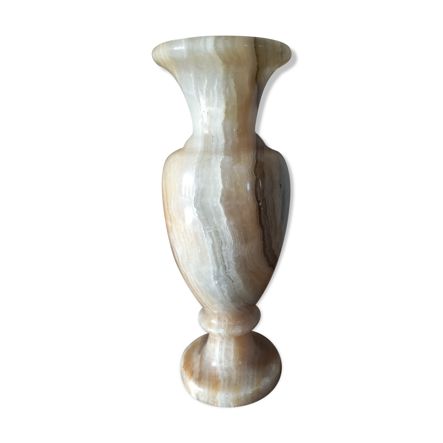 Vintage alabaster vase