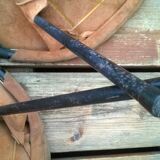 Pair of armchair flesh circle for Lusch Erzeugnis, 1960