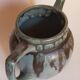 Denbac art-deco pitcher in flammé sandstone