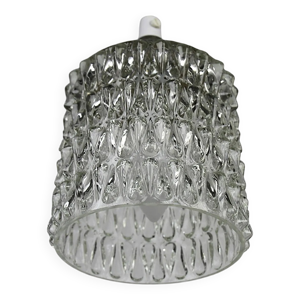 Ssupension en verre cristal - motif