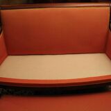 19th-century mahogany sofa Restoration