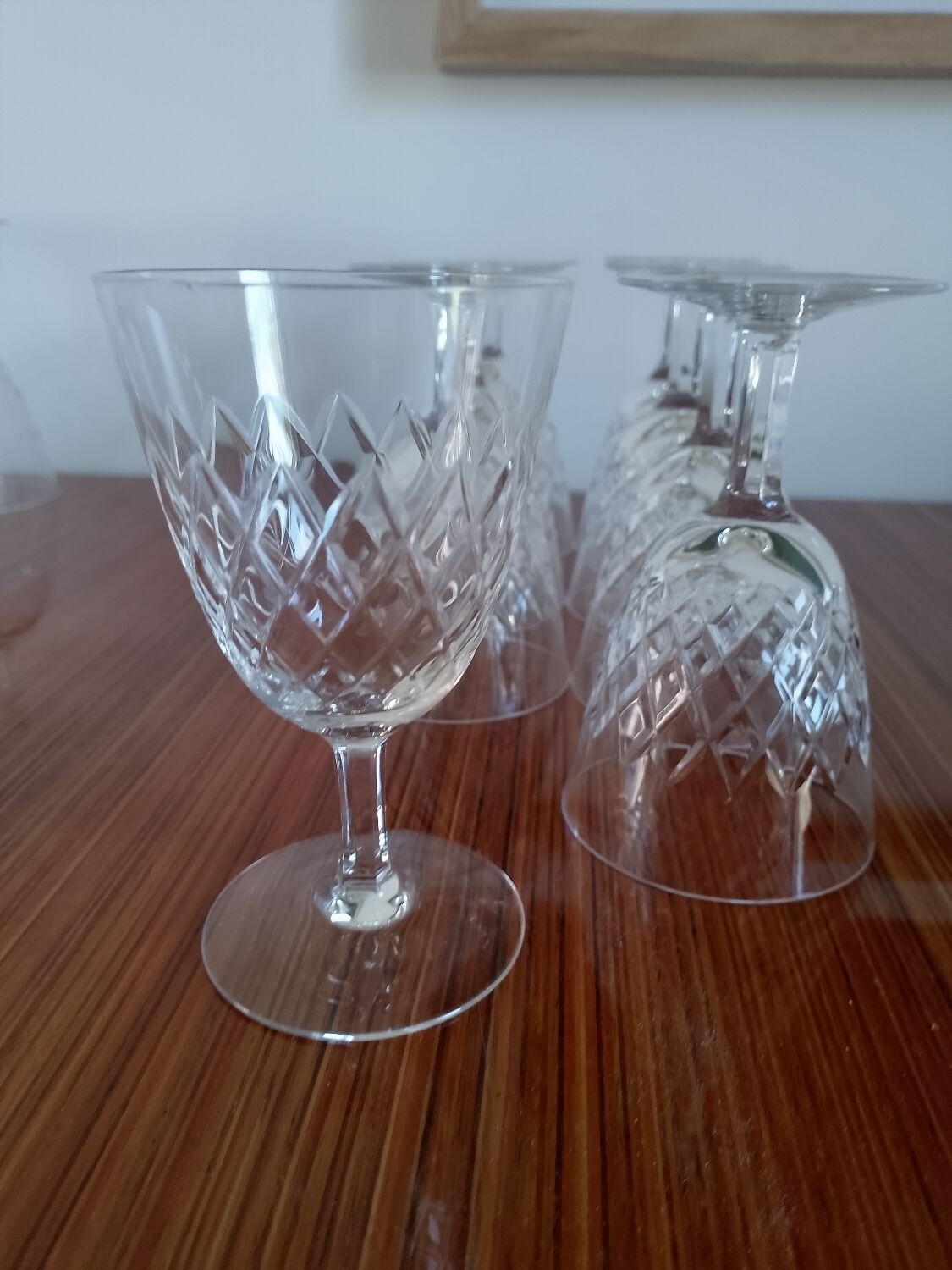 Set of wine glasses