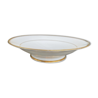 Plat en porcelaine blanche