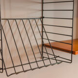 Teak Modular Wall Shelf by Nils Strinning for String, 1960s