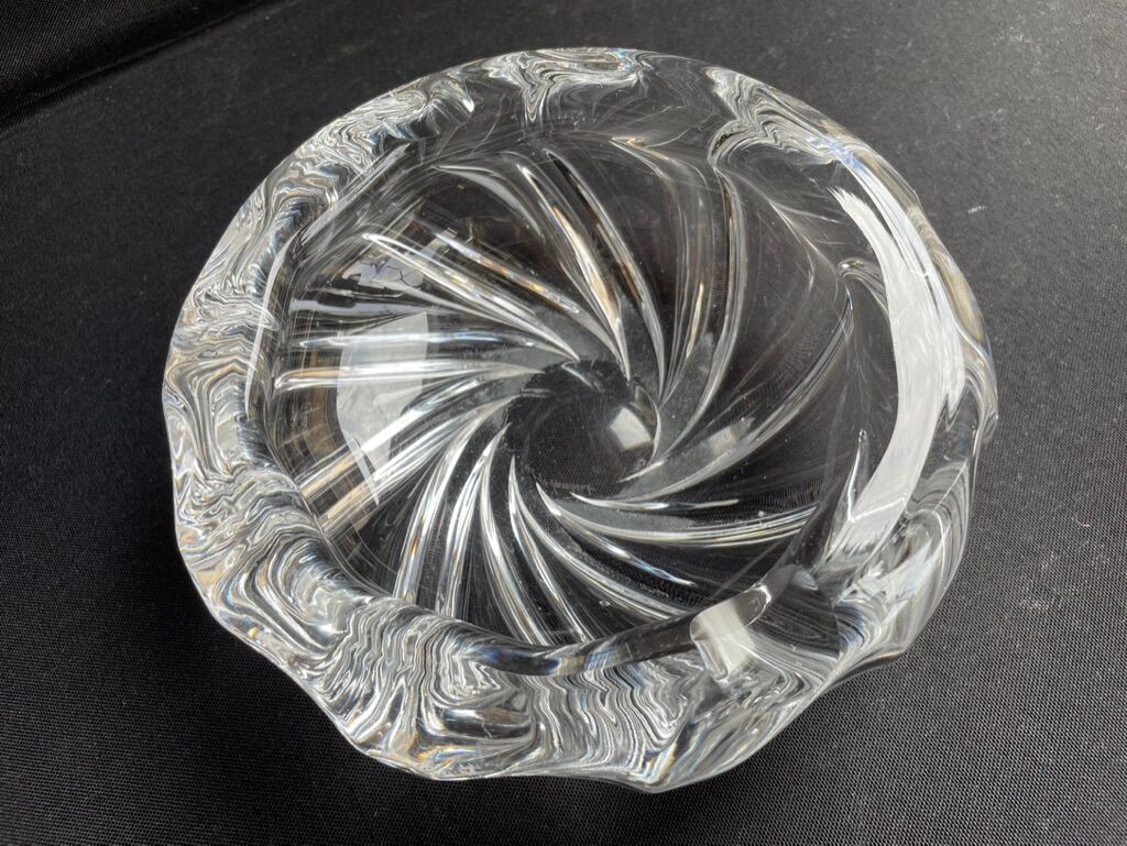 Cendrier en cristal – Vals Saint Lambert