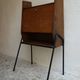 Modernist wooden writing desk of the 50