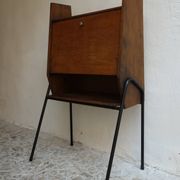 Modernist wooden writing desk of the 50