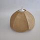 Braided rattan knit flower hanging lamp