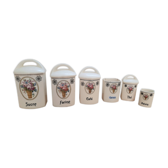 Set of 6 spice pot