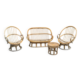 Salon de jardin en rotin