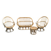 Salon de jardin en rotin