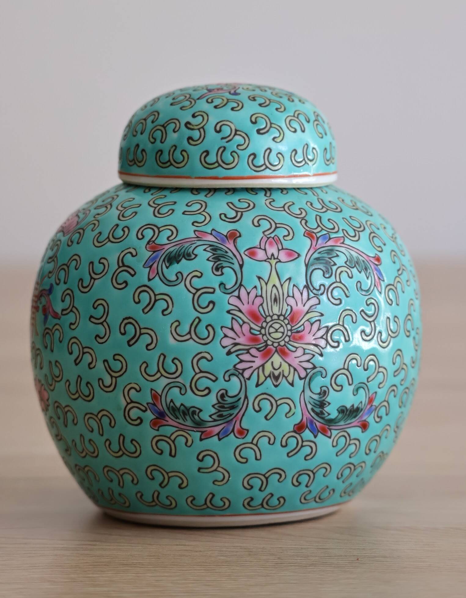 Pot à thé ou à gingembre Jingdezhen chinois