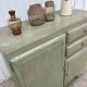Compass leg sideboard