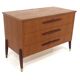 Commode scandinave en teck, Bröderna Gustavssons, Markaryd, Suède, 1960