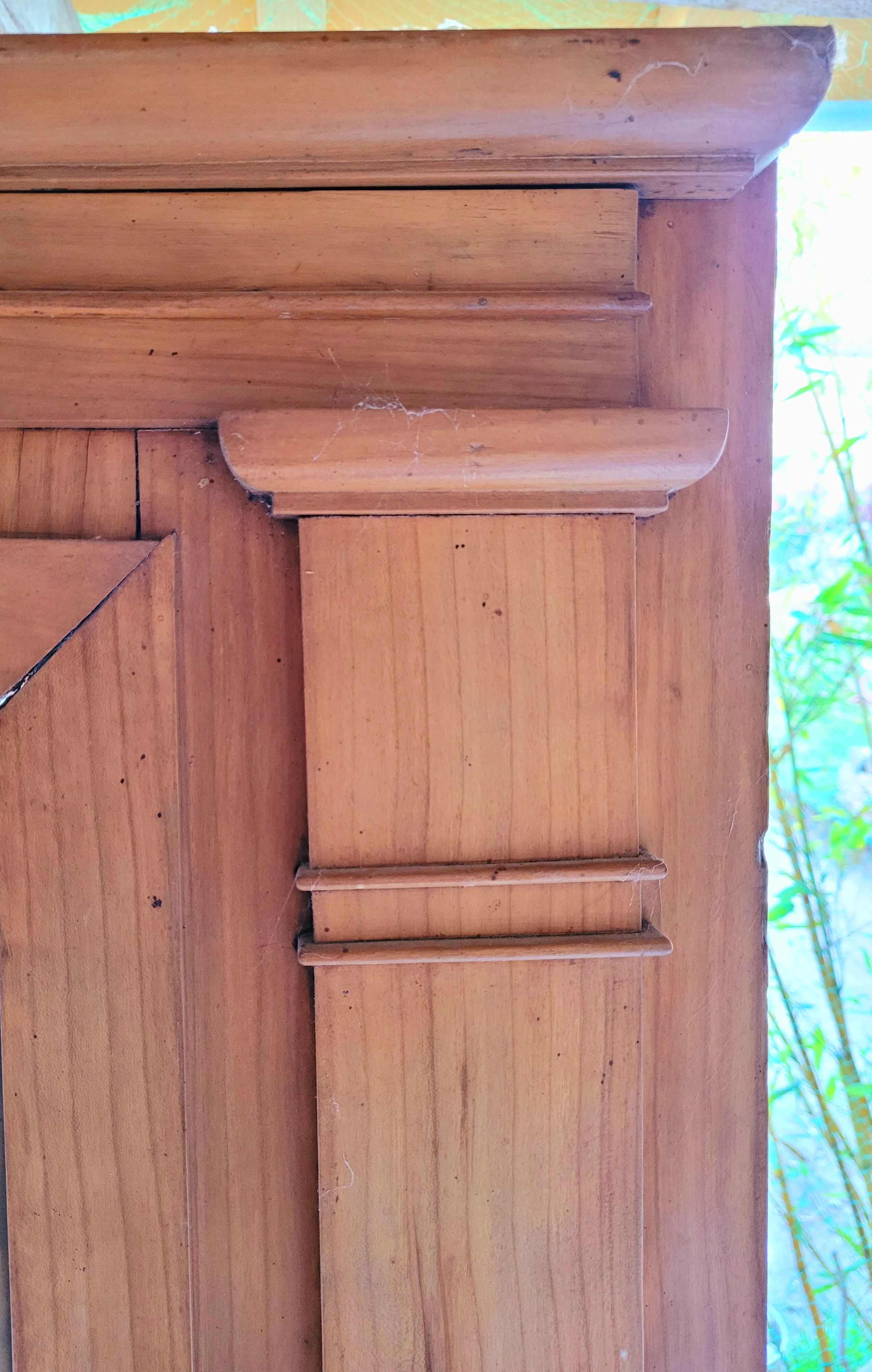 Antique 19th century fireplace trumeau mirror