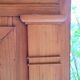 Antique 19th century fireplace trumeau mirror