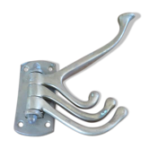 Porte manteau patères pivotantes art deco années 30 40