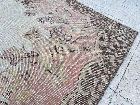 Vintage Turkish Oushak rug 165x270 cm