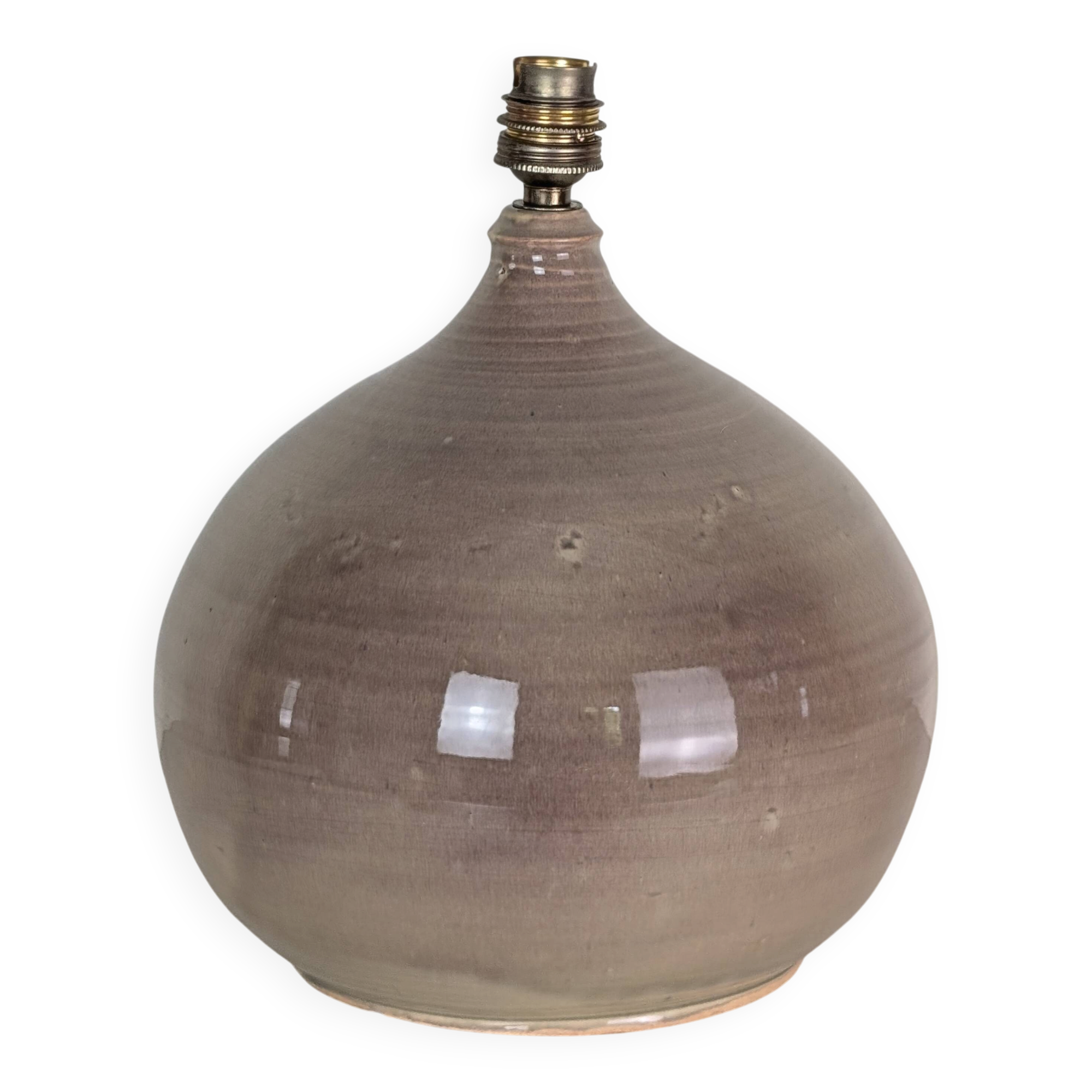 Pied de lampe en céramique