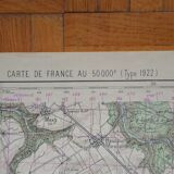Vintage map of Audun-le-Roman