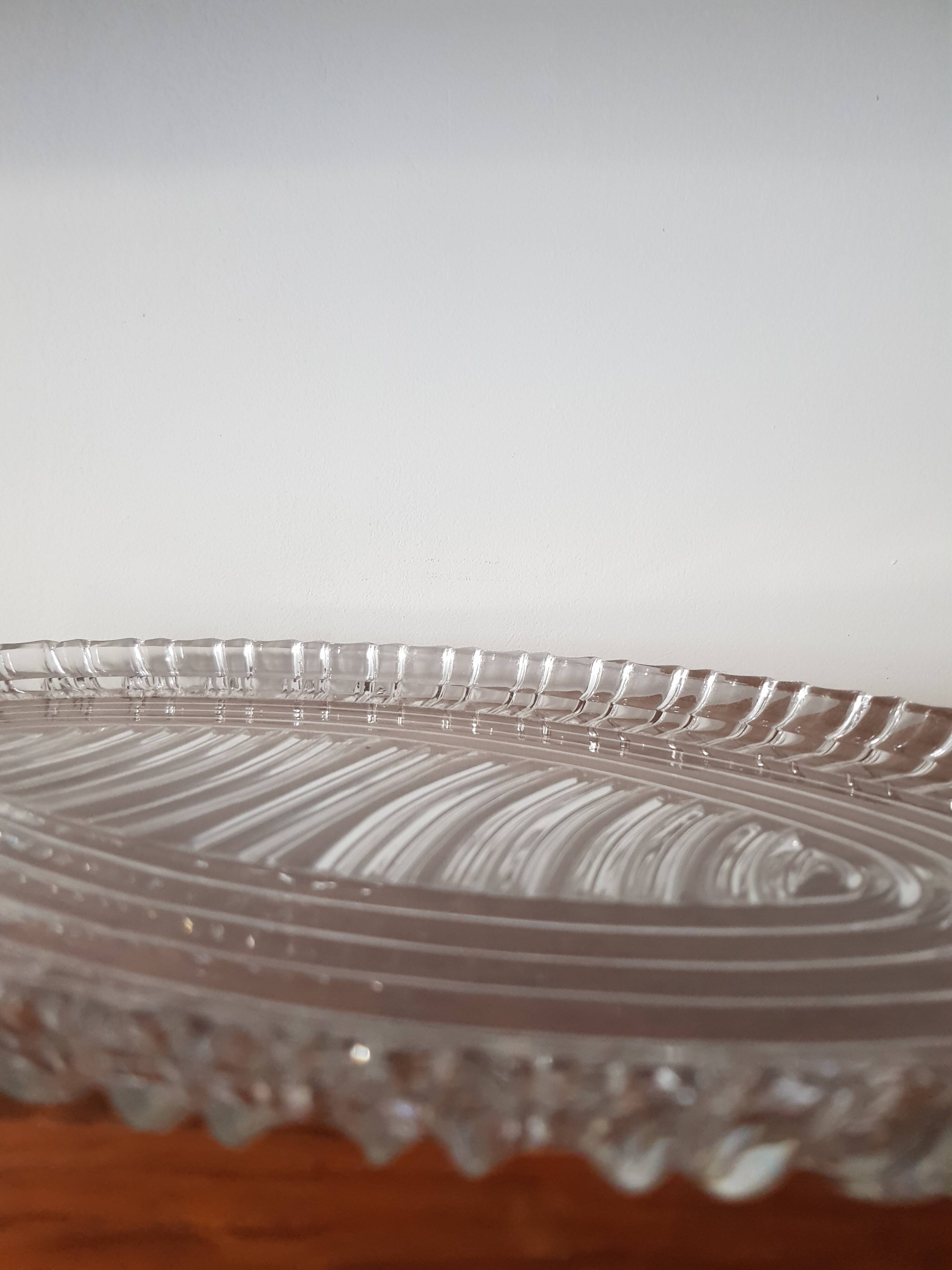 Vintage glass dish