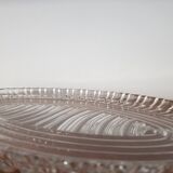 Plat en verre vintage
