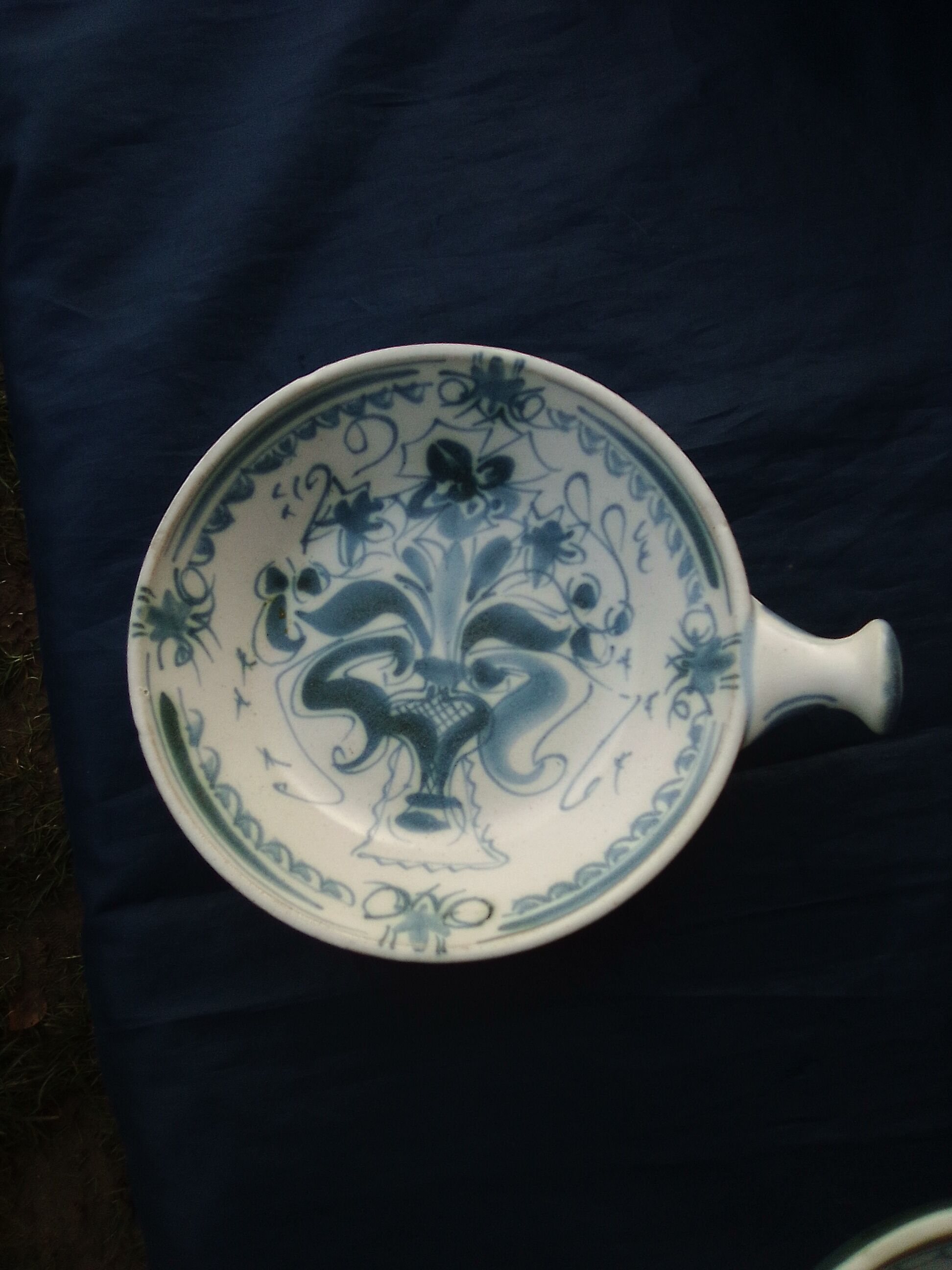 9 cassolettes in Quimper earthenware Keraluc diam 14.5 cm id&al cràme burned