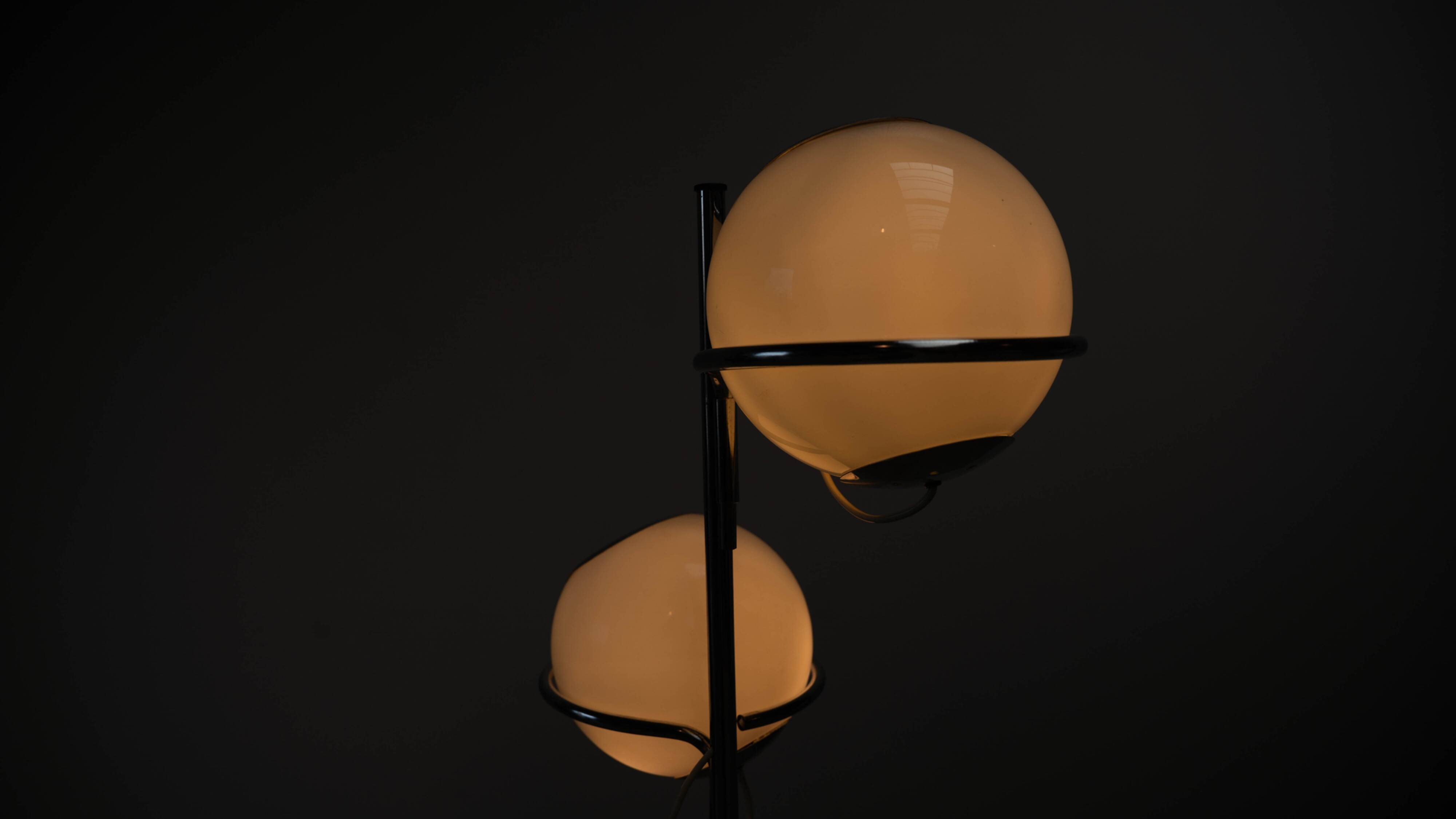 Lampadaire italien en marbre