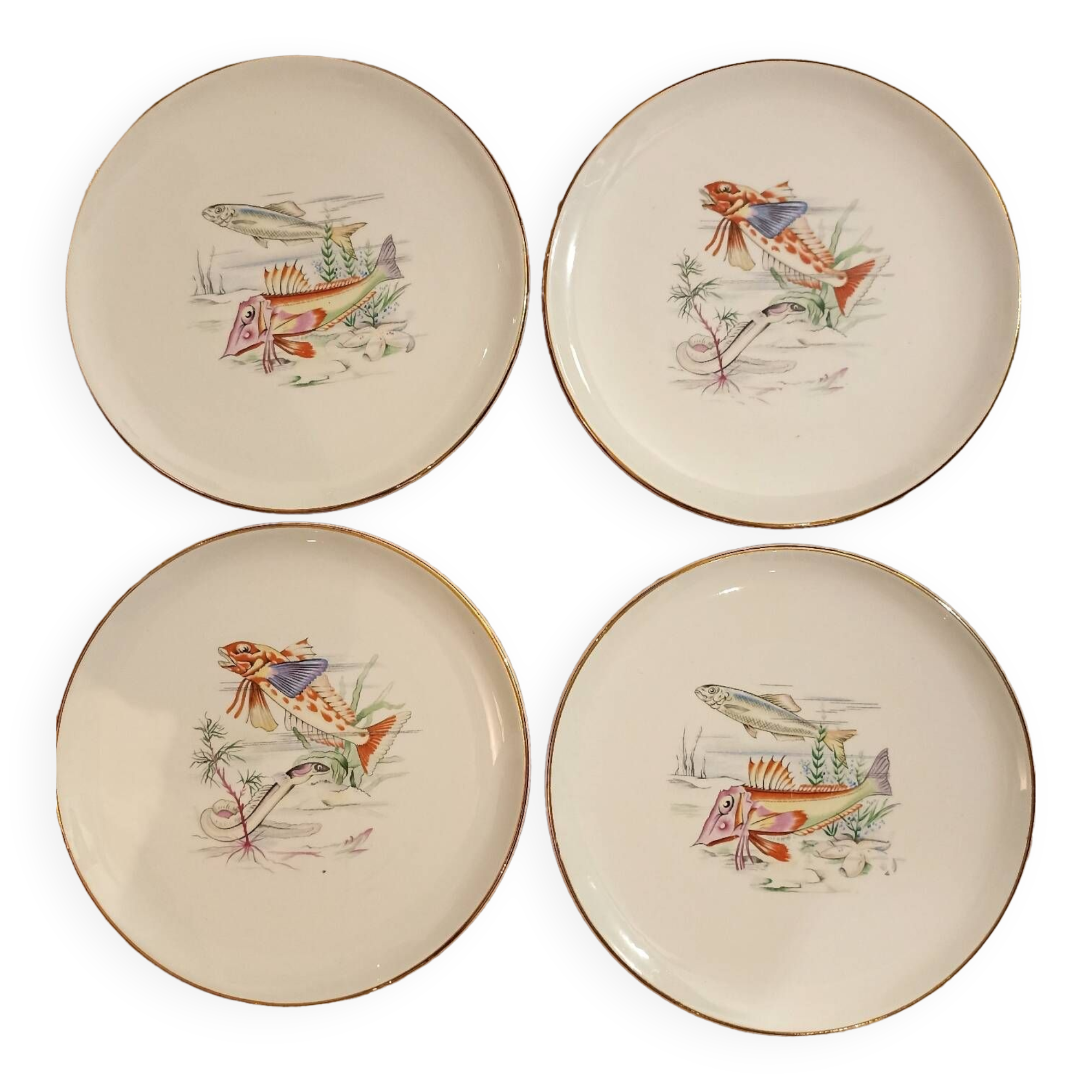 Gien La Canebière plates