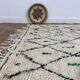 Tapis berbère marocain artisanal fait main 245 X 148 CM