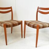 Suite of 6 vintage chairs 1960