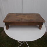 Wooden stool footrest