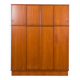 Omann Jun Extra large mid century teak wardrobe, Denmark, 1970s