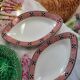 2 raviers en porcelaine art deco