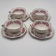 4 tea cup Limoges porcelain