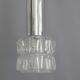 Triple pendant light in 60s style, cascade lamp, space age