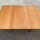 Table à manger scandinave rectangulaire portefeuille en bois 8 personnes