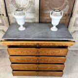 Charles X Style Chest of Drawers, 20th Century