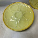Set of 6 Moulin des Loups shell plates