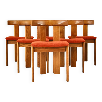 Chaises de salle à manger par Luigi Vaghi pour Former, ensemble de 6, 1960s