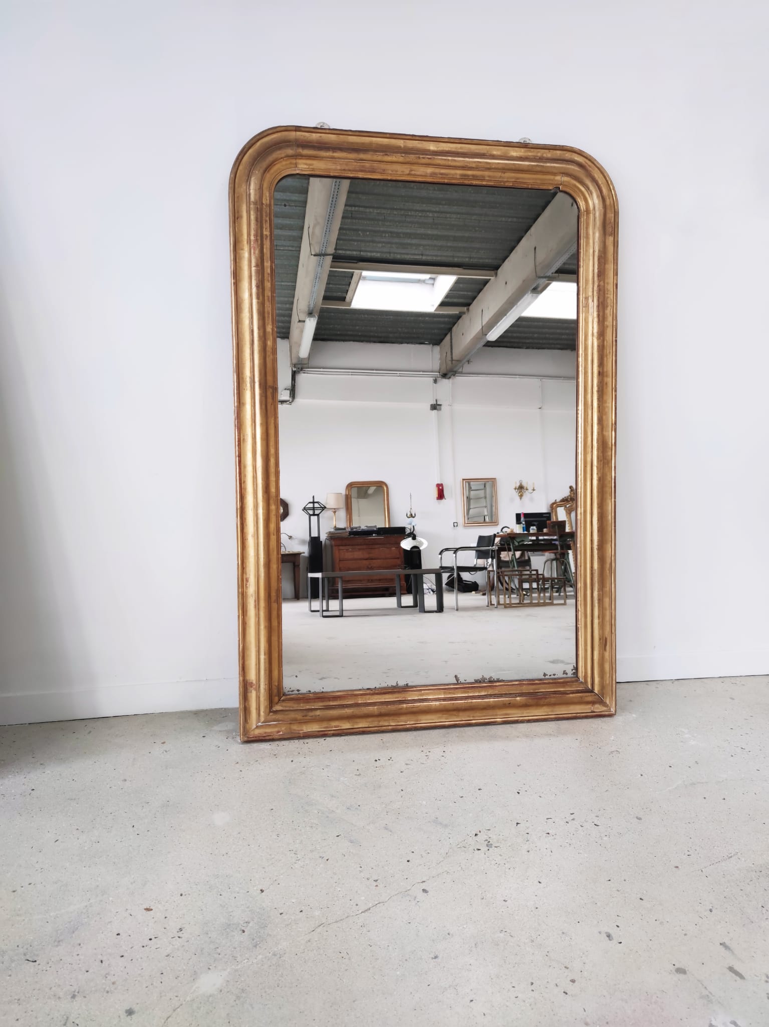 Gilded mirror louis philippe h style:1m66