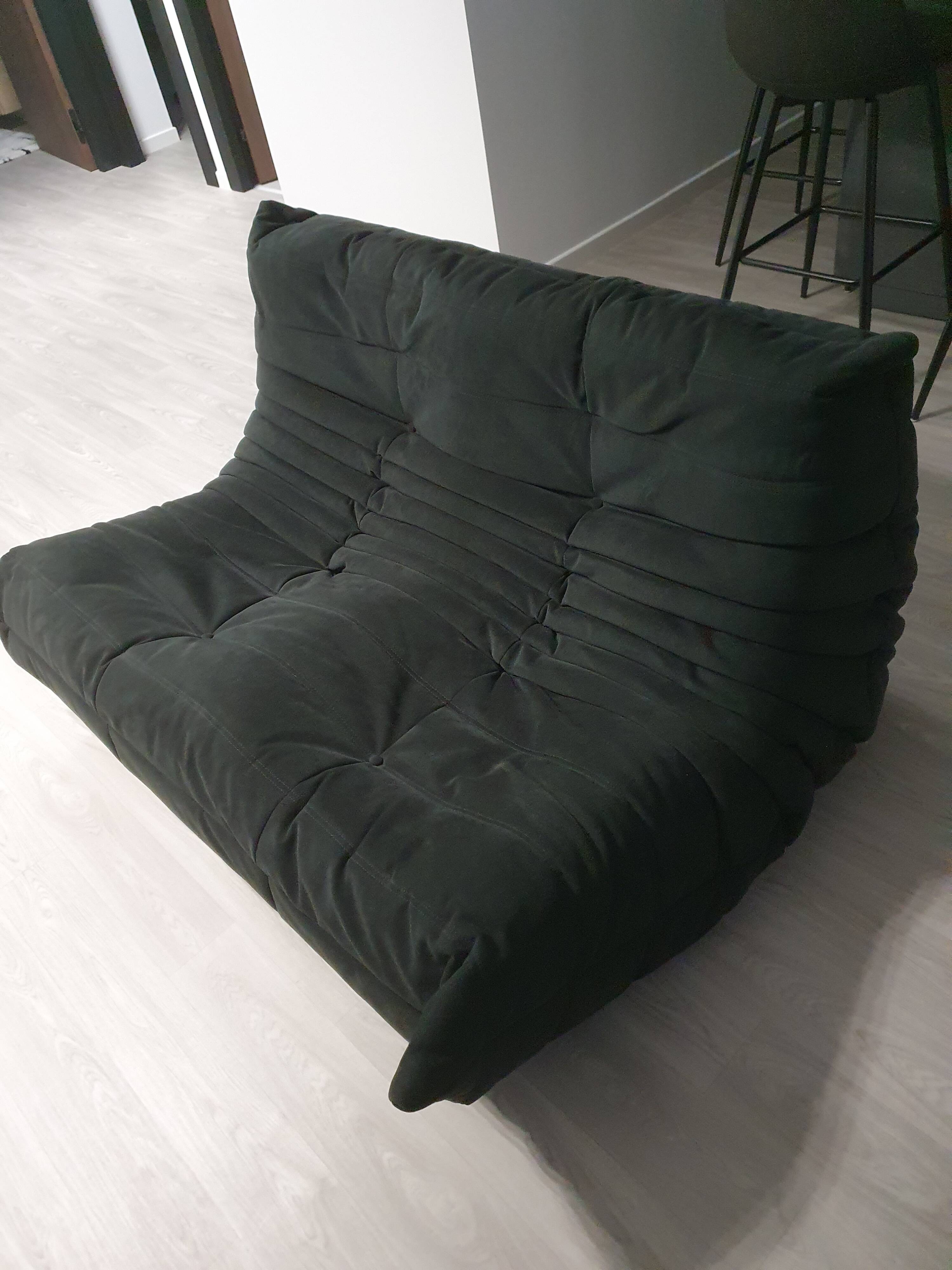 Canapé Togo Ligne Roset - 2 places - design Michel Ducaroy