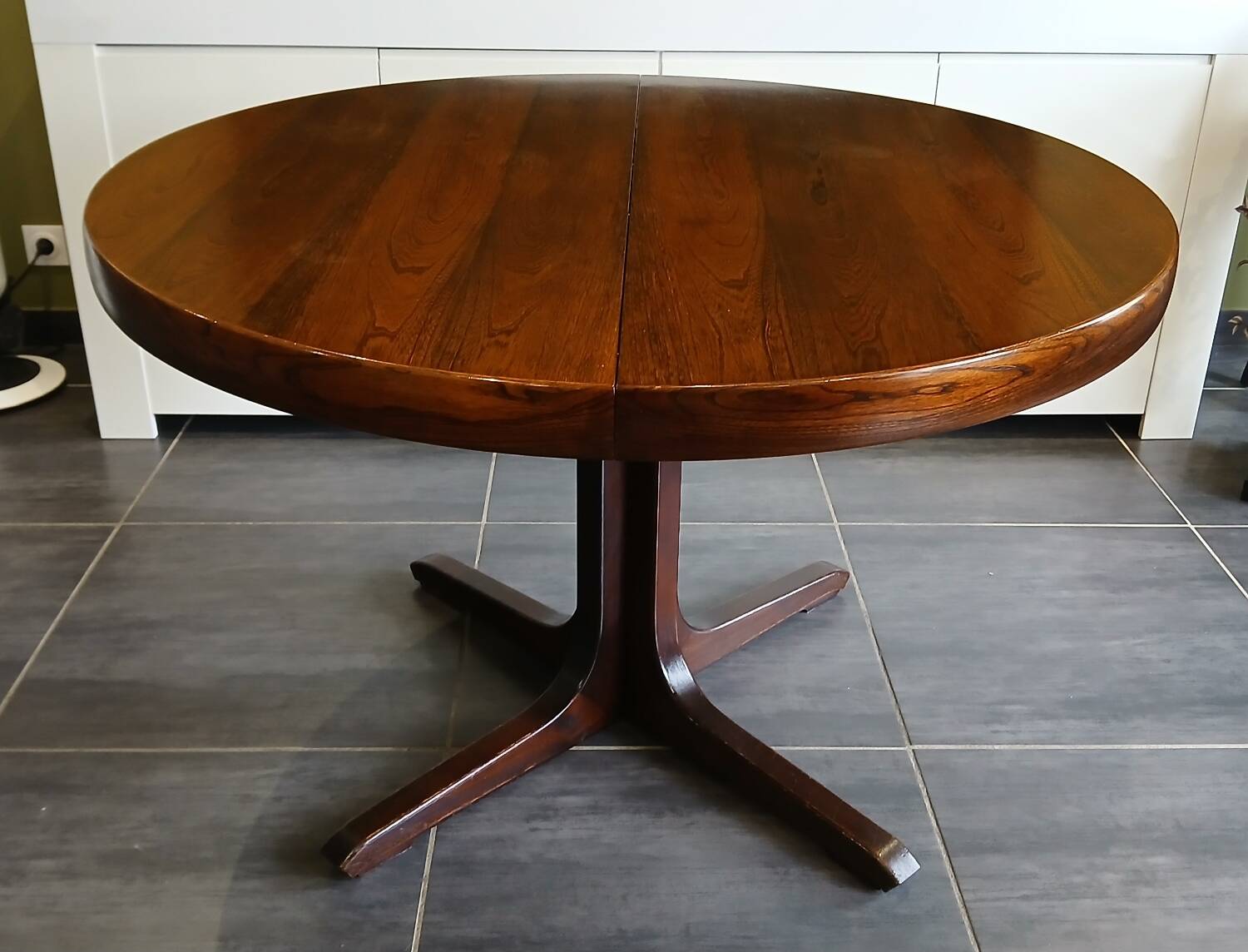 Vintage Baumann extendable table, 1970s