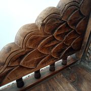 Antique Pidha Armchair from Rajasthan, 19th Century in Rosewood