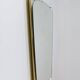 Mid-century illuminated wall mirror by Ernest Igl with brass crown, by Hillebrand.
