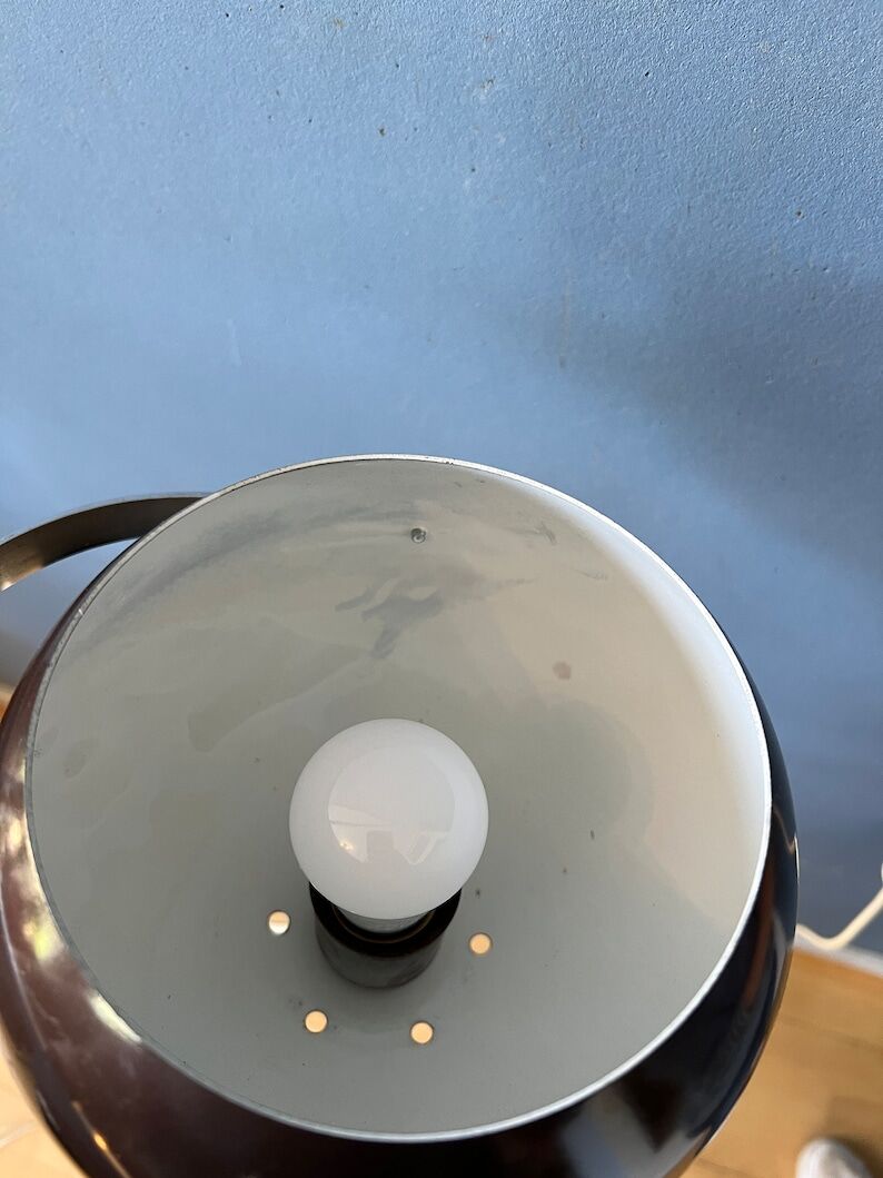 Wall lamp arc lamp Herda eyeball chrome space age