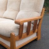 Canapé convertible Maison Regain en orme massif