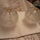 2 globes appliques verre de murano