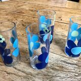 Orangeade glasses 70 ́s - Italian production