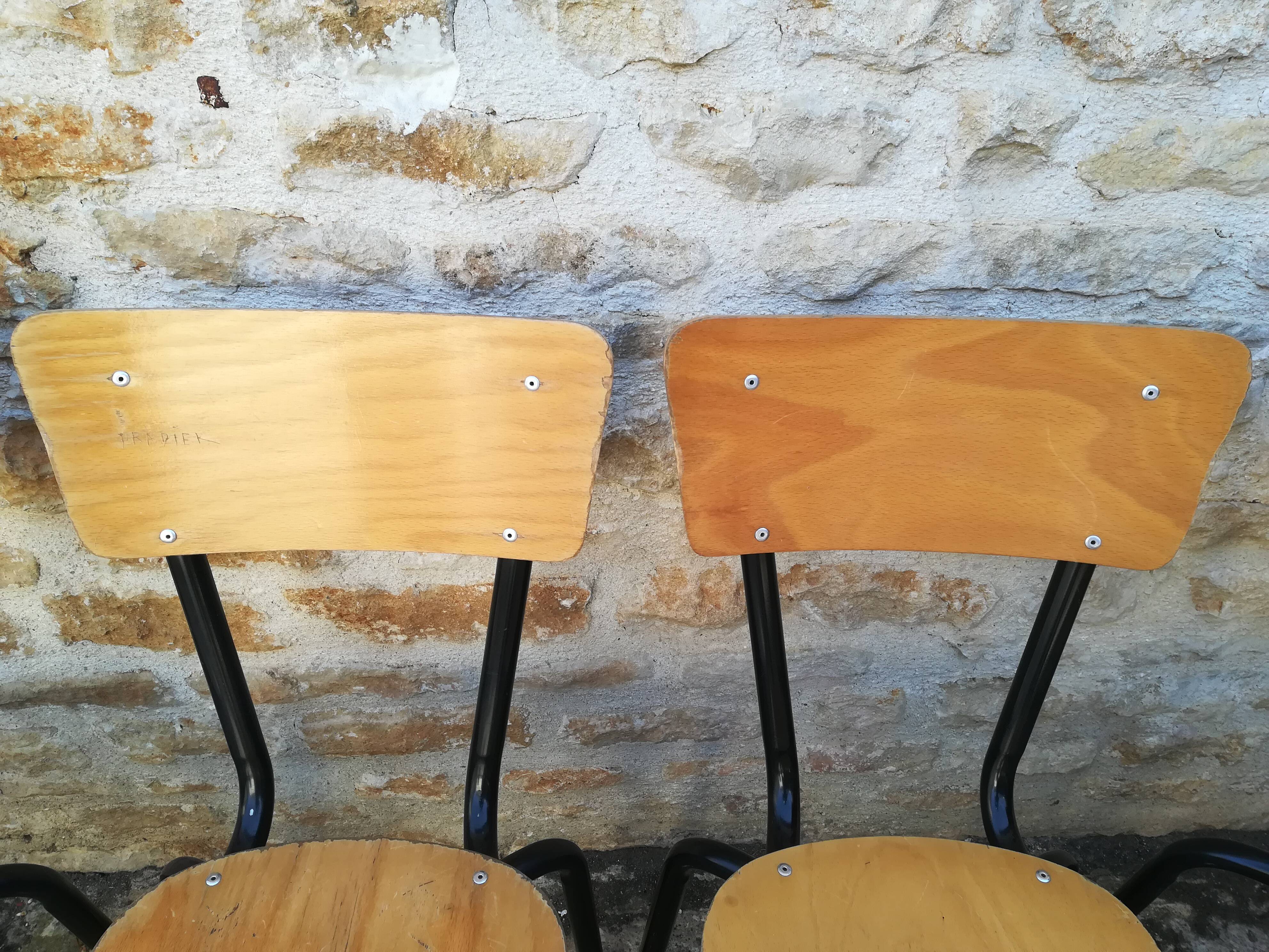 Vintage school chairs